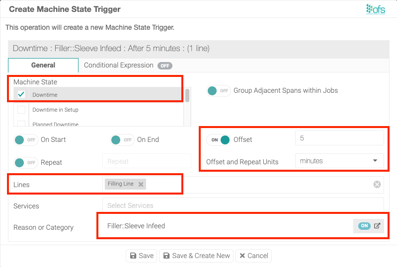 Trigger Button Alert How to Trigger an Alert Based on a Downtime Reason Code