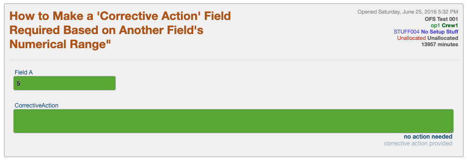 How to Make a 'Corrective Action' Field Required Based on Another Field ...